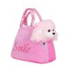 Kép 2/5 - Gyermek plüss játék PlayTo kutyus táskába rózsaszín