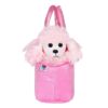 Kép 4/5 - Gyermek plüss játék PlayTo kutyus táskába rózsaszín