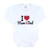 Kép 1/4 - Body nyomott mintával New Baby I Love Mum and Dad