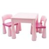 Kép 6/6 - Gyerek szett NEW BABY - asztalka két székkel rózsaszín