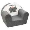 Kép 1/4 - Gyermek fotel New Baby Cute Family szürke