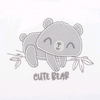 Kép 2/2 - Baba pamut hosszú ujjú body New Baby Cute Bear