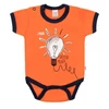 Kép 1/3 - Baba pamut body rövid ujjú New Baby Happy Bulbs