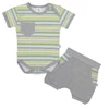 Kép 1/3 - 2-részes nyári pamut együttes New Baby Perfect Summer stripes