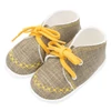 Kép 1/4 - Baba tornacipő New Baby jeans mustard 0-3 h
