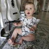 Kép 5/5 - Baba nyári pamut kezeslábas New Baby Paris