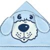 Kép 2/4 - Frottír törölköző 80x80 kék kutyus