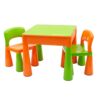 Kép 1/6 - Gyerek szett NEW BABY - asztalka két székkel narancssárga