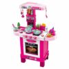 Kép 2/6 - Baby Mix játékkonyha kis szakács + kiegészítők rózsaszín