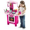 Kép 6/6 - Baby Mix játékkonyha kis szakács + kiegészítők rózsaszín
