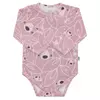 Kép 1/3 - Baba body teljes hosszában patentos New Baby BuBu rózsaszín