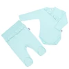 Kép 1/3 - 2-részes baba együttes New Baby Stripes jégkék