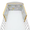 Kép 3/7 - 3-részes ágyneműhuzat New Baby 100/135 cm lama szürke-mustárszín