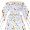Kép 1/5 - 3-részes ágyneműhuzat New Baby 90/120 cm Város mustár