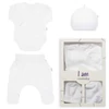 Kép 1/5 - 3-részes baba együttes újszülötteknek New Baby I AM fehér