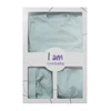 Kép 5/5 - 3-részes baba együttes újszülötteknek New Baby I AM kék