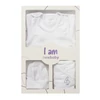Kép 6/6 - 4-részes baba együttes újszülötteknek New Baby I AM fehér