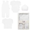 Kép 1/6 - 4-részes baba együttes újszülötteknek New Baby I AM fehér