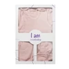 Kép 9/9 - 7-részes baba együttes újszülötteknek New Baby I AM rózsaszín