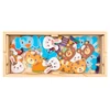 Kép 2/5 - Állatos puzzle dobozban Montessori Baby Mix