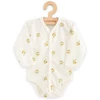 Kép 2/2 - Baba Biopamut hosszú ujjú patentos body New Baby Olives