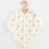 Kép 1/2 - Baba Biopamut hosszú ujjú patentos body New Baby Olives