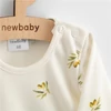 Kép 3/3 - Baba Biopamut hosszú ujjú ruha New Baby Olives