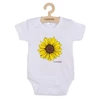 Kép 2/2 - Baba body nyomtatással New Baby  Sunflower - rövid ujjú