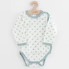 Kép 2/4 - Baba body teljes hosszában patentos New Baby Classic II Lány 3db menta