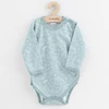 Kép 4/4 - Baba body teljes hosszában patentos New Baby Classic II Lány 3db menta