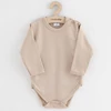 Kép 4/5 - Baba body teljes hosszában patentos New Baby Classic II Lány 3db rózsaszín