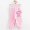 Kép 3/3 - Baba együttes póló és szabadidő nadrág New Baby Happy Elephant pink