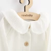 Kép 2/4 - Baba kabátka gombokkal  New Baby Laura Luxury clothing fehér