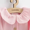 Kép 2/4 - Baba kabátka gombokkal  New Baby Laura Luxury clothing rózsaszín