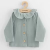 Kép 1/4 - Baba kabátka gombokkal  New Baby Luxury clothing Laura szürke
