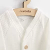 Kép 2/4 - Baba kabátka gombokkal New Baby Luxury clothing Oliver fehér