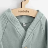Kép 2/4 - Baba kabátka gombokkal  New Baby Luxury clothing Oliver szürke