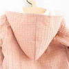 Kép 3/3 - Baba muszlin kezeslábas kapucnival New Baby Comfort clothes rózsaszín