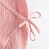 Kép 3/3 - Baba muszlin kezeslábas New Baby pink