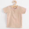 Kép 3/4 - Baba muszlin szett póló és nadrág New Baby beige