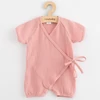 Kép 1/3 - Baba nyári muszlin kezeslábas New Baby pink
