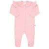 Kép 1/2 - Baba pamut kezeslábas New Baby Stripes rózsaszín
