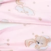 Kép 2/2 - Baba párna - ék alakú New Baby BASIC fehér 30x37 cm bear pink