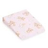 Kép 1/2 - Baba párna huzat - ék alakú New Baby BASIC fehér 30x37 cm bear pink