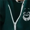 Kép 4/5 - Baba szabadidő nadrág és pulóver New Baby Animals Bear zöld