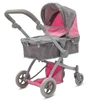 Kép 1/5 - Babakocsi babáknak 2v1  Baby Mix pink-grey