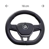 Kép 10/17 - Bébitaxi tolókarral VOLKSWAGEN T-ROC Milly Mally fehér (a csomagolás sérült)
