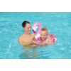 Kép 4/7 - Bestway felfújható gyerek úszógumi csillámokkal 61x61 cm Flamingó