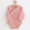 Kép 1/2 - Csecsemő muslin patentos body New Baby Soft dress rózsaszín