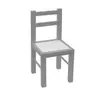 Kép 3/4 - Gyerek fa asztal székekkel Drewex szürke